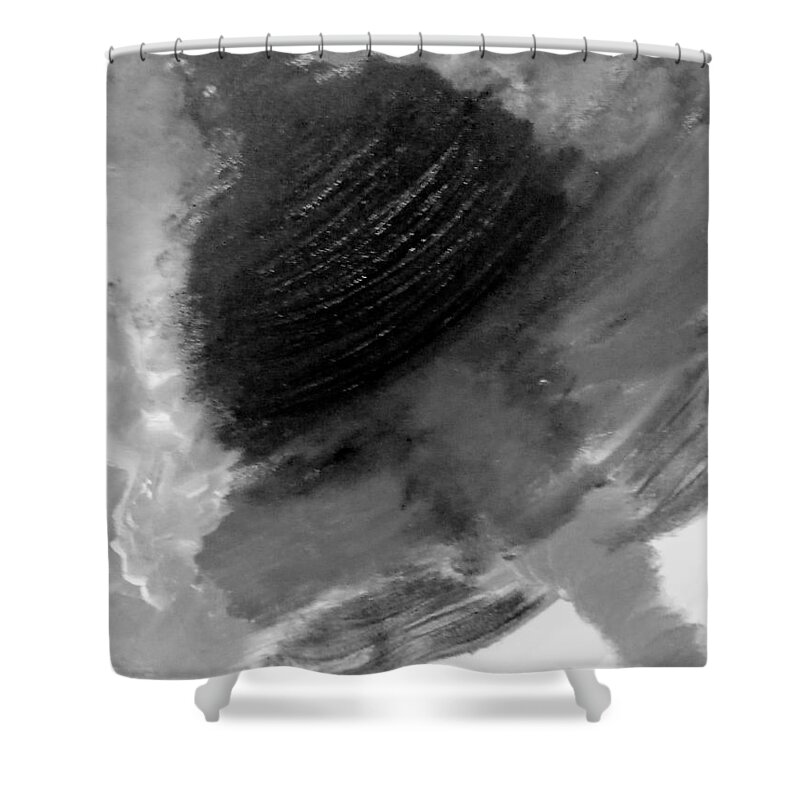 Ufo Shower Curtain featuring the painting Unexpained UFO by Anna Adams