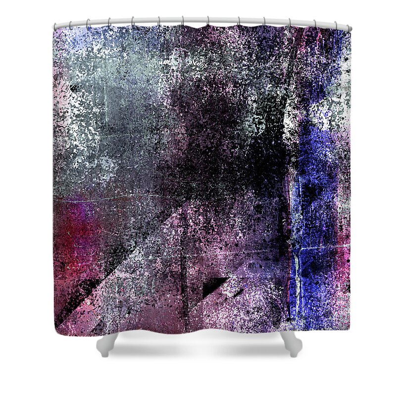 Abstract Shower Curtain featuring the digital art Rise by Marina Flournoy