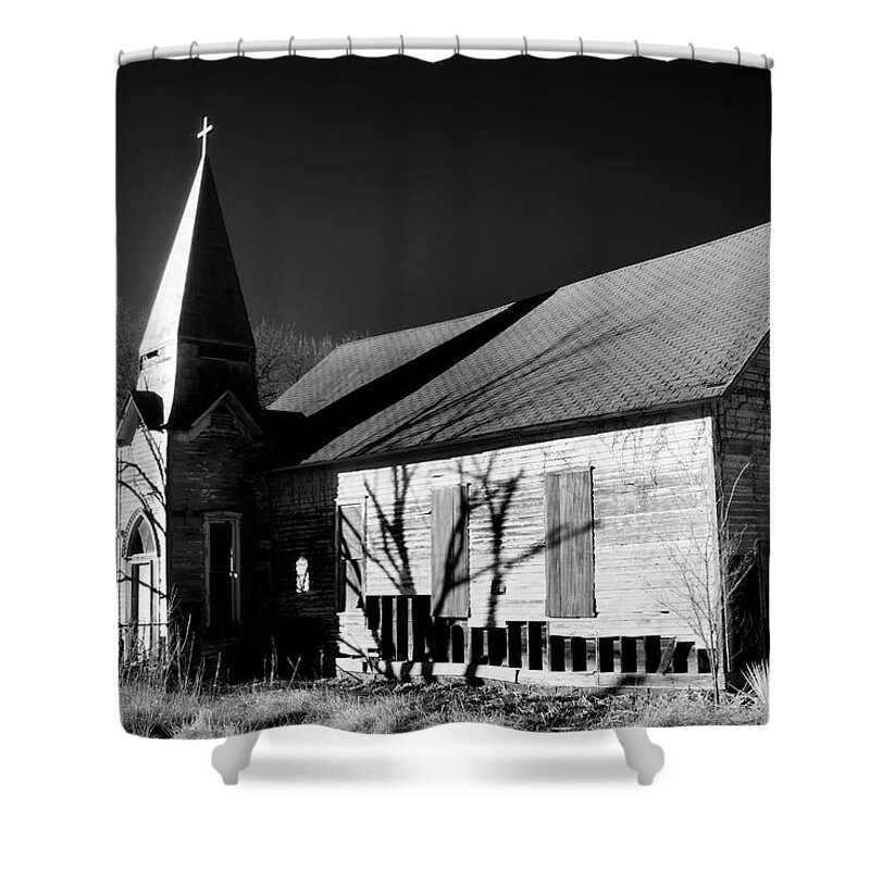 Infrared Shower Curtain featuring the photograph Unseen Light by Brian Duram