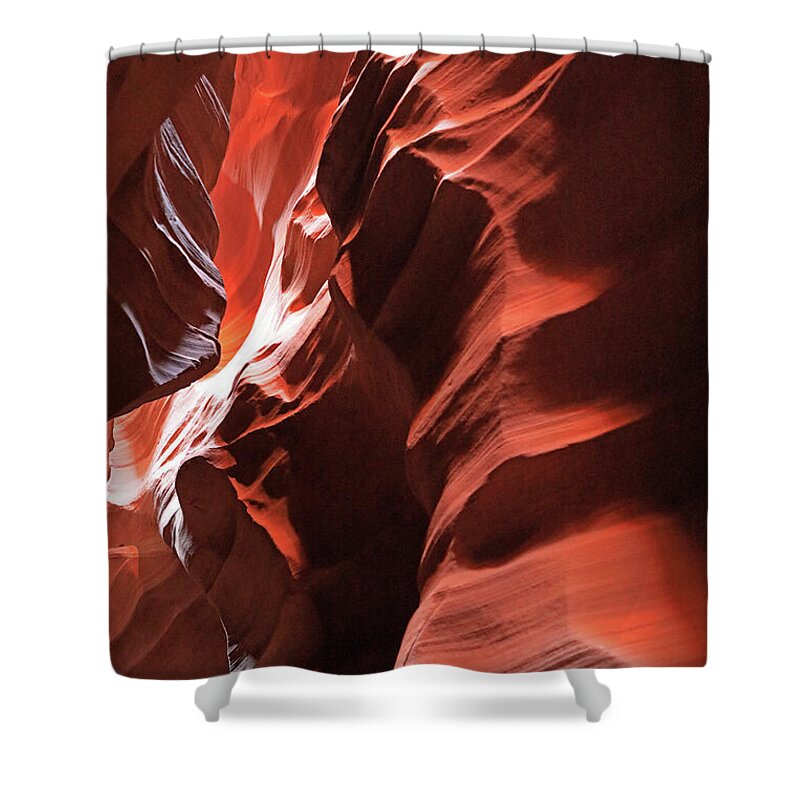 Antelope Canyon Shower Curtain featuring the photograph Upper Antelope Canyon 3 by Richard Krebs