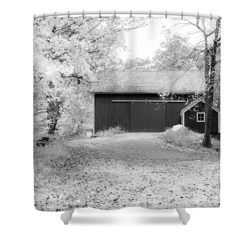 Cowen Farm Shower Curtain featuring the photograph Upstate NY Historic Site by Amelia Pearn