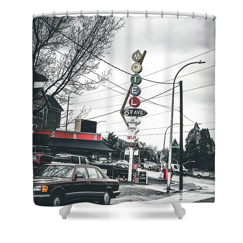 Architecture Shower Curtain featuring the photograph Urban Grit by Mark David Gerson