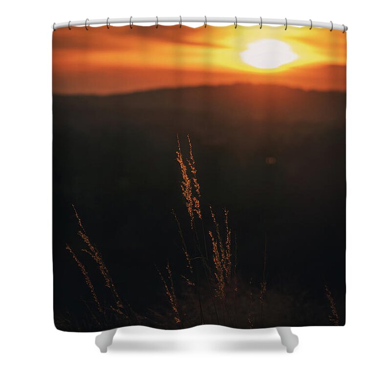 Sun Shower Curtain featuring the photograph Valley Sun by Jason Fink