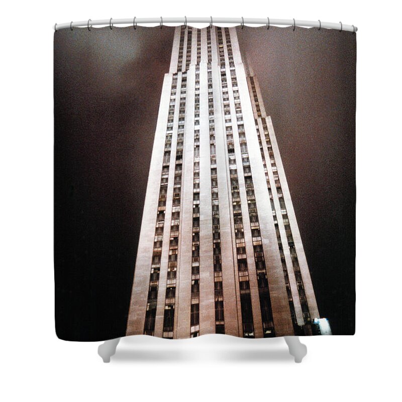Buildings Shower Curtain featuring the photograph Vanishing point by Tom Conway