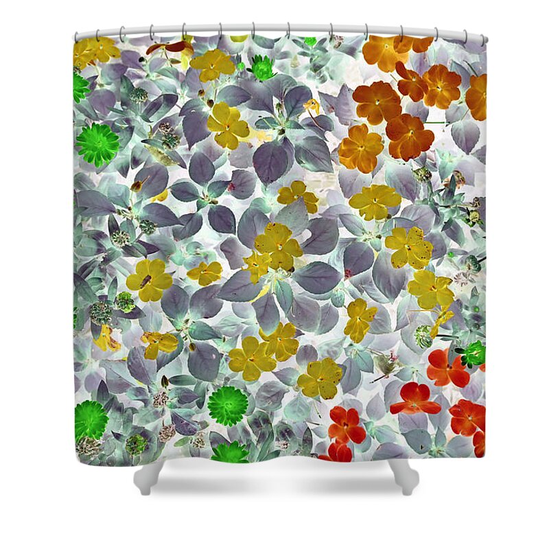 Flowers Shower Curtain featuring the photograph Autumn Tones by Missy Joy