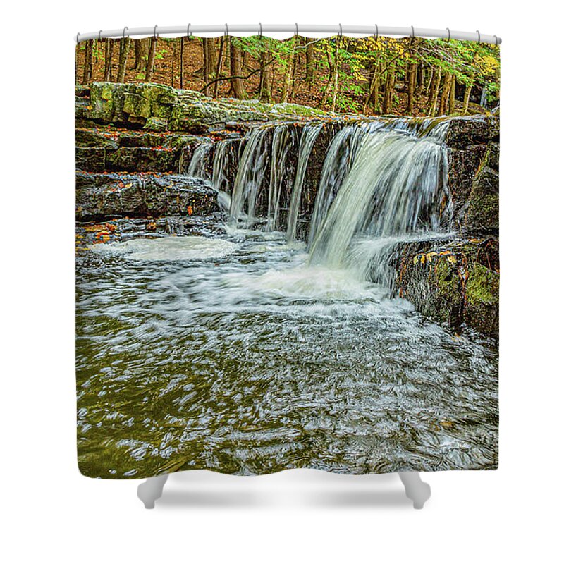 Landscape Shower Curtain featuring the photograph Vaughan Brook by David Lee