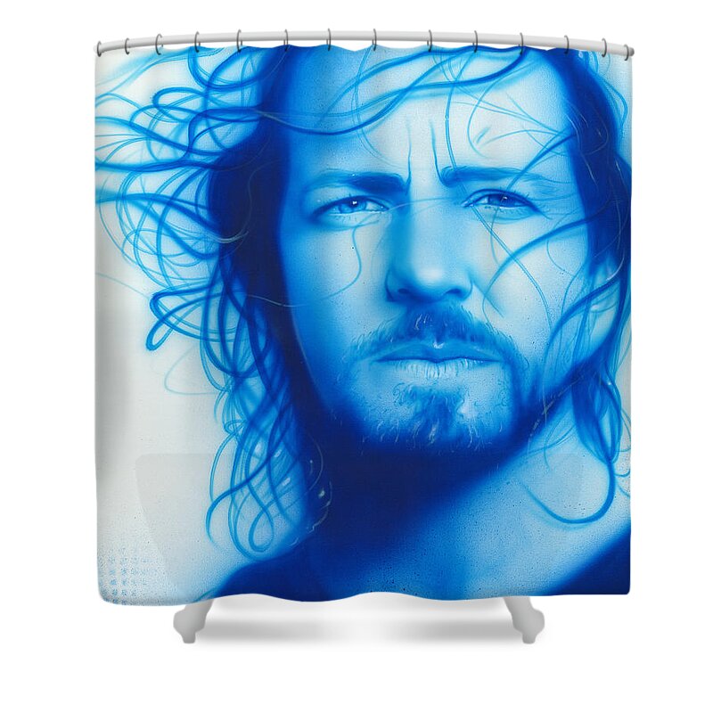 Eddie Vedder Shower Curtains