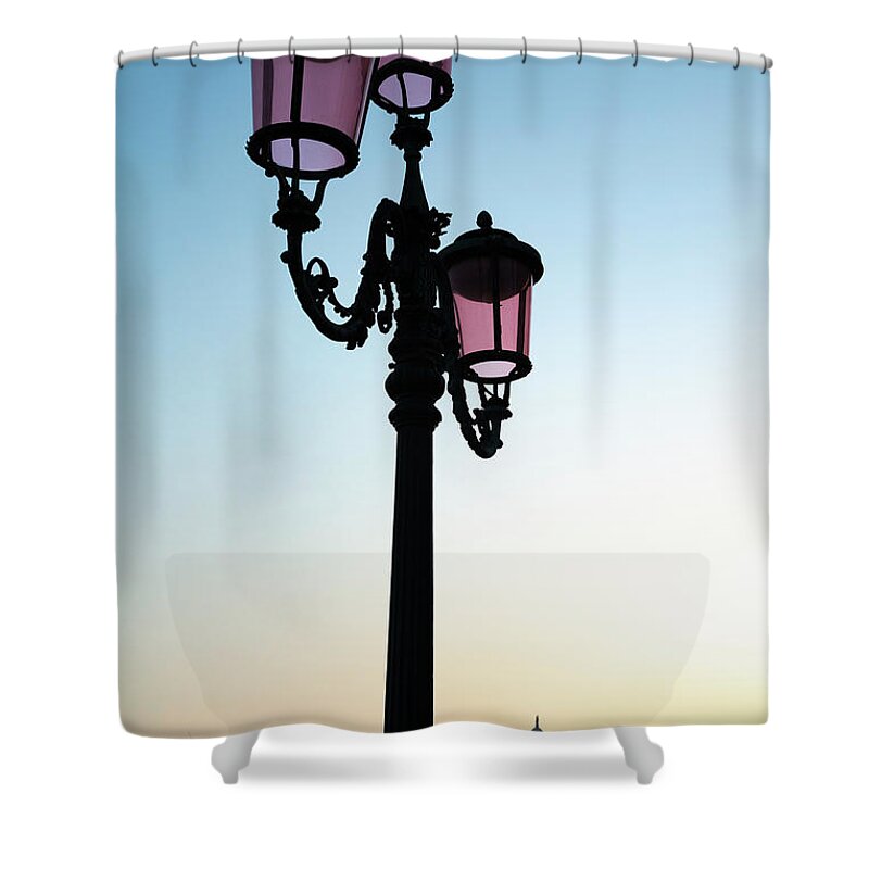 Italy Shower Curtain featuring the photograph Venice in the Evening by Andy Myatt
