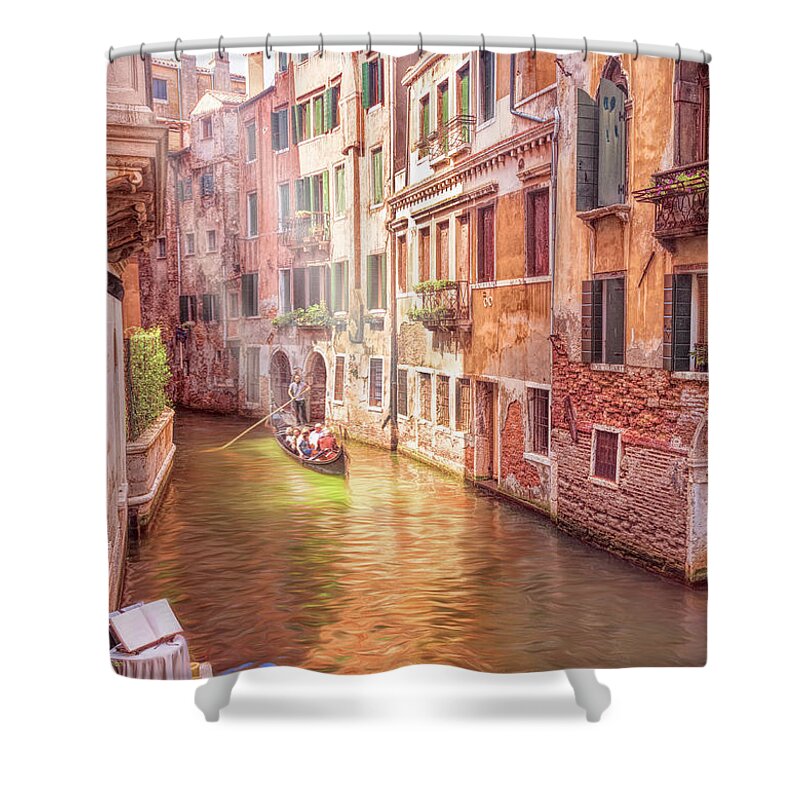 Venice Shower Curtain featuring the photograph Venice Italy #1 by George Robinson