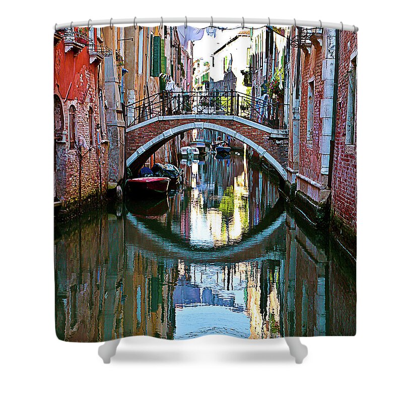 Venice Shower Curtain featuring the photograph Venice, Italy by David Morehead