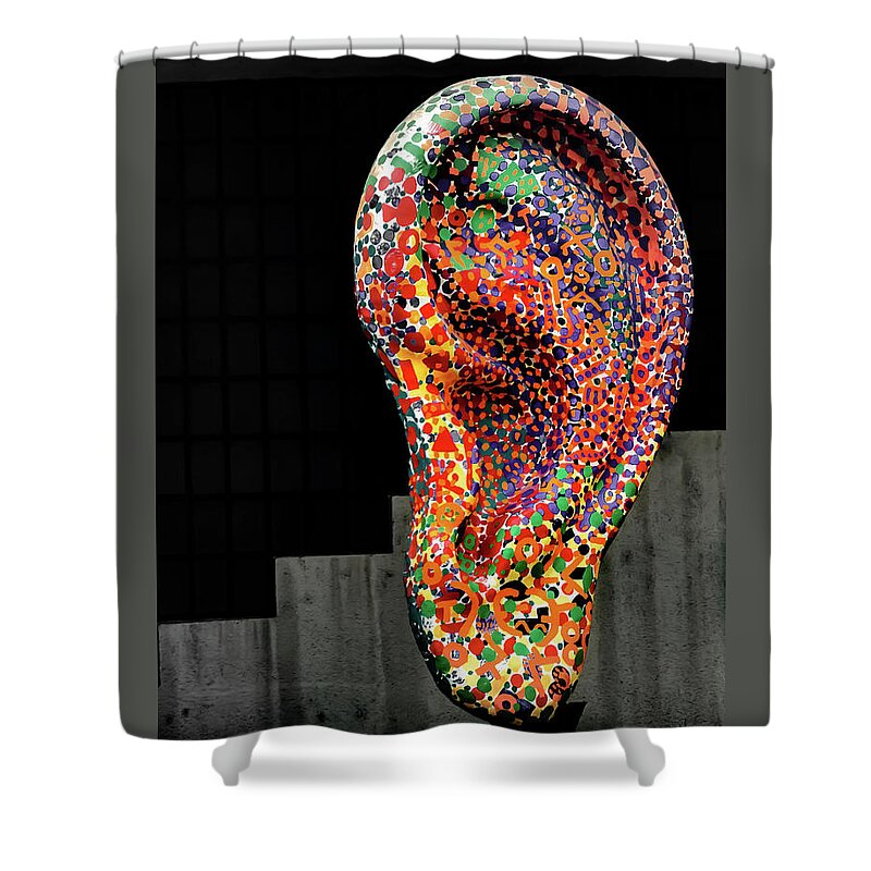  Shower Curtain featuring the photograph Vienna Street Art by Angela Carrion Photography
