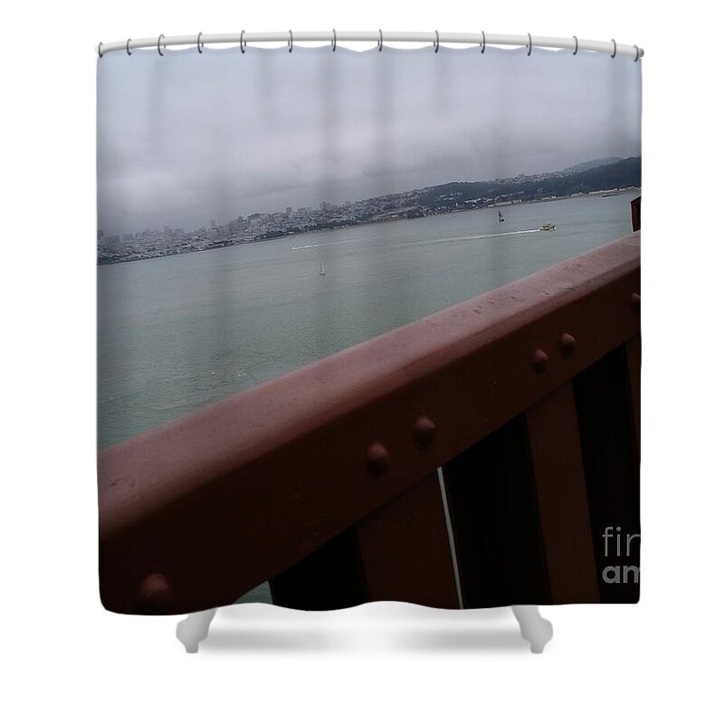 San Francisco Shower Curtain featuring the photograph View of San Francisco Skyline by Cynthia Marcopulos