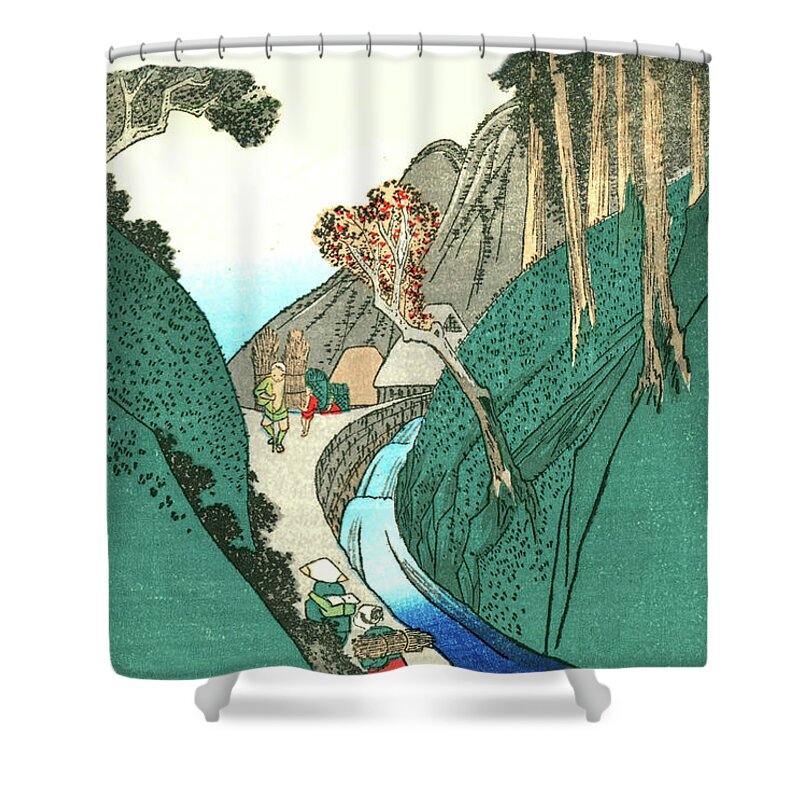 Japanese Village Shower Curtains