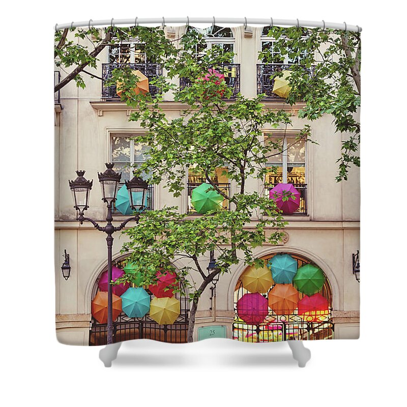 Le Village Royal Shower Curtain featuring the photograph Village Royal by Melanie Alexandra Price