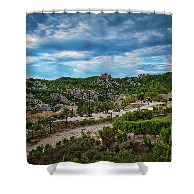 Mountain Shower Curtain featuring the photograph Village View by Portia Olaughlin