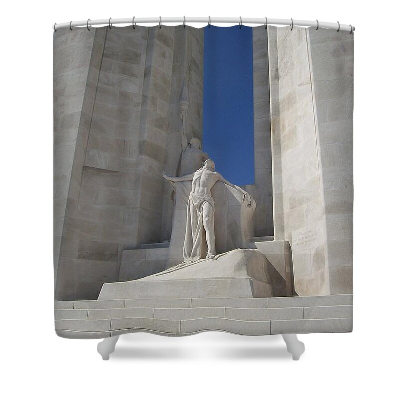 Canada Shower Curtain featuring the photograph Vimy Ridge 6 by Mary Mikawoz