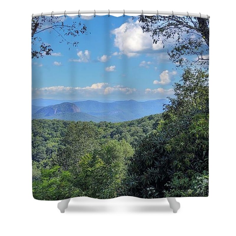 Hdr Shower Curtain featuring the photograph Vista1 by Allen Nice-Webb