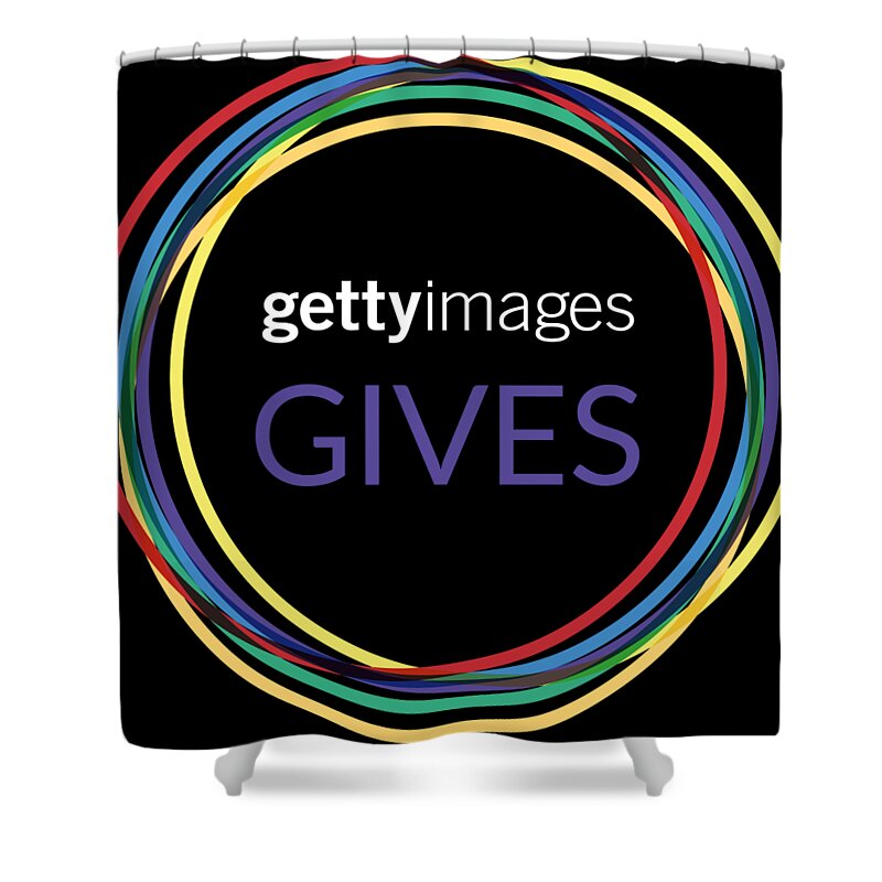  Shower Curtain featuring the digital art Volunteer by Getty Images