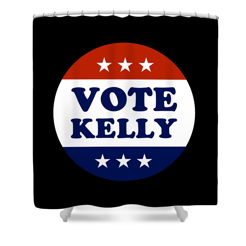 Arizona Shower Curtain featuring the digital art Vote Mark Kelly 2020 by Flippin Sweet Gear