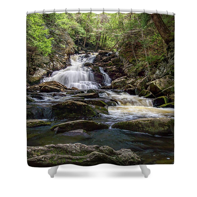 Bolders Shower Curtain featuring the photograph Wahconah Falls 3 by Dimitry Papkov