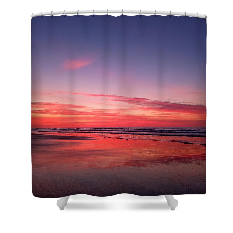 Sunrise Shower Curtain featuring the photograph Waiting For Sunrise by Dani McEvoy