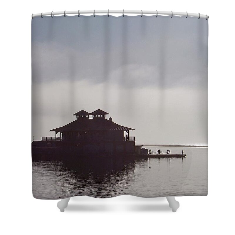 Digital Photography Shower Curtain featuring the photograph Waiting by Mike Reilly