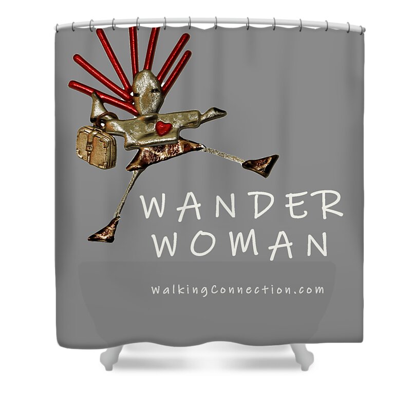 Wander Woman. Living Room Shower Curtain featuring the photograph Wander Woman by Gene Taylor