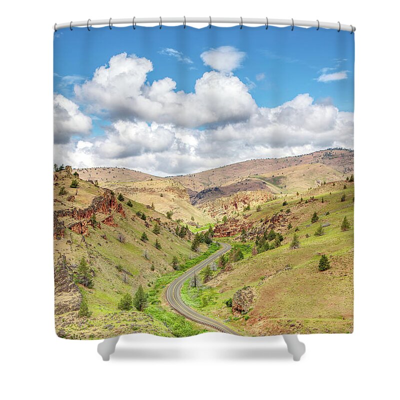 Landscape Shower Curtain featuring the photograph Warm Springs by Loyd Towe Photography