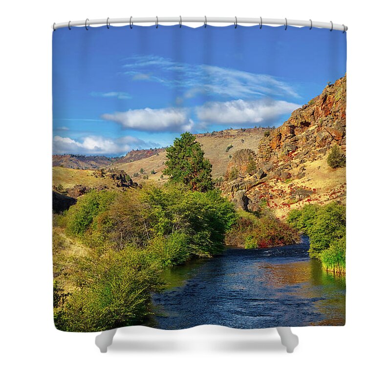 River Shower Curtain featuring the photograph Warm Springs River by Loyd Towe Photography