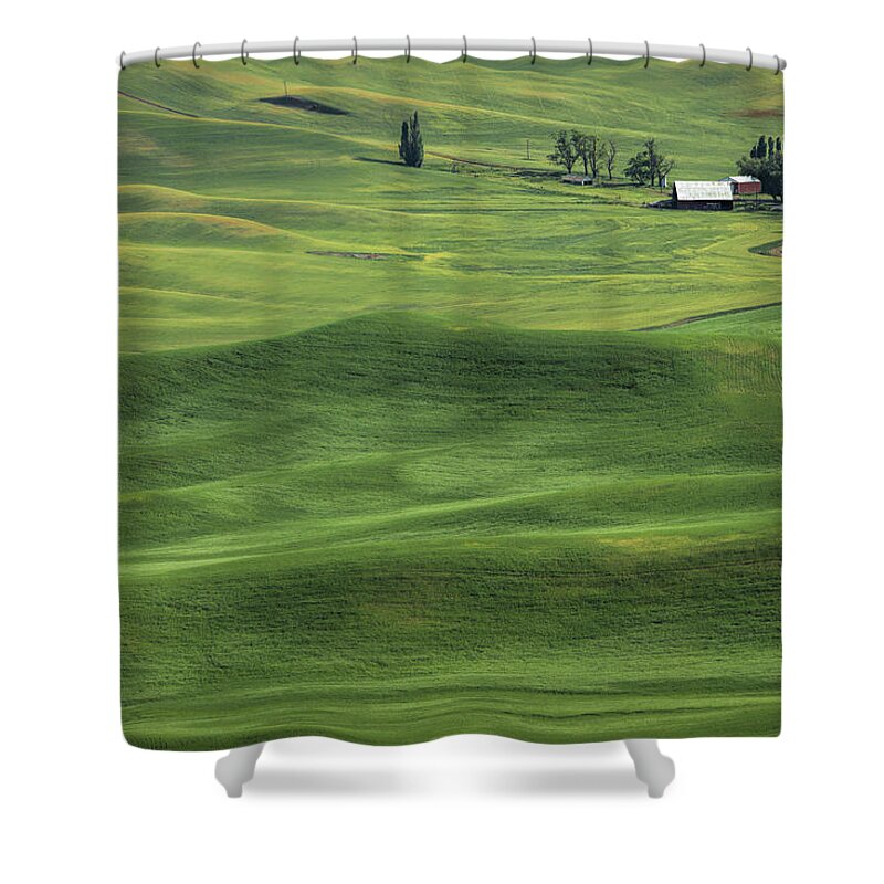 Palouse Shower Curtain featuring the photograph Washington State, Steptoe by Marvin Mast