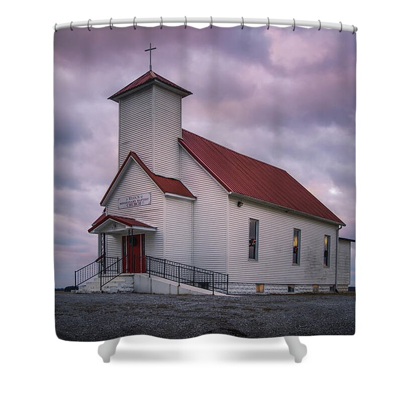 Rural Shower Curtain featuring the photograph Wasson Church by Grant Twiss