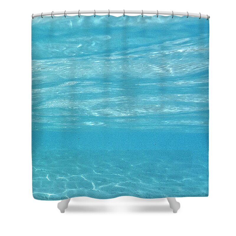 Ocean Shower Curtain featuring the photograph Water and sky triptych - 3 of 3 by Artesub