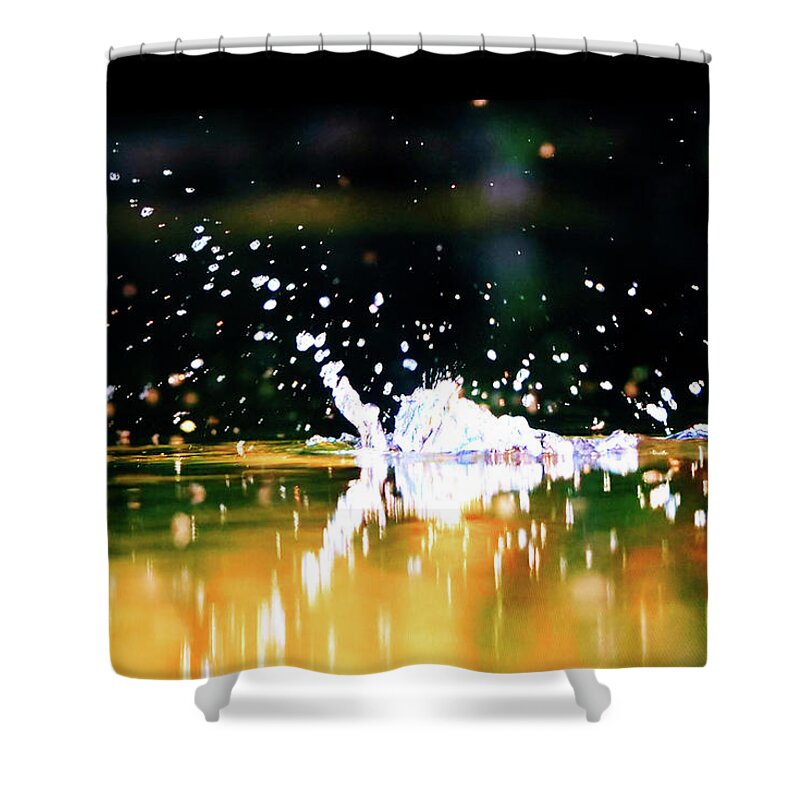 Water Shower Curtain featuring the photograph Water Splash 1 by Patricia Piotrak