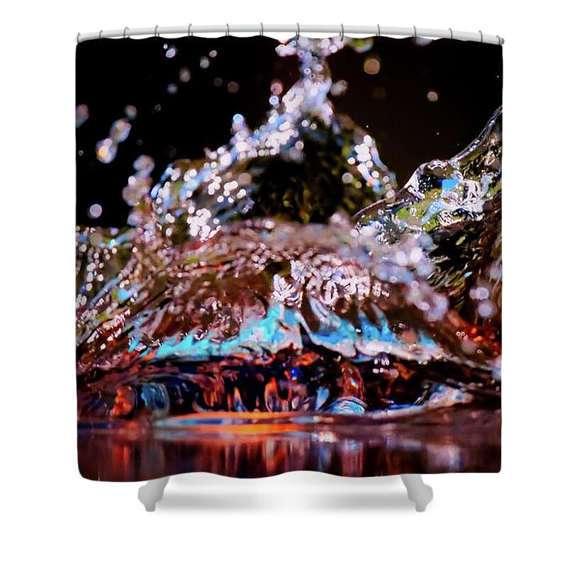 Water Shower Curtain featuring the photograph Water Splash 3 by Patricia Piotrak