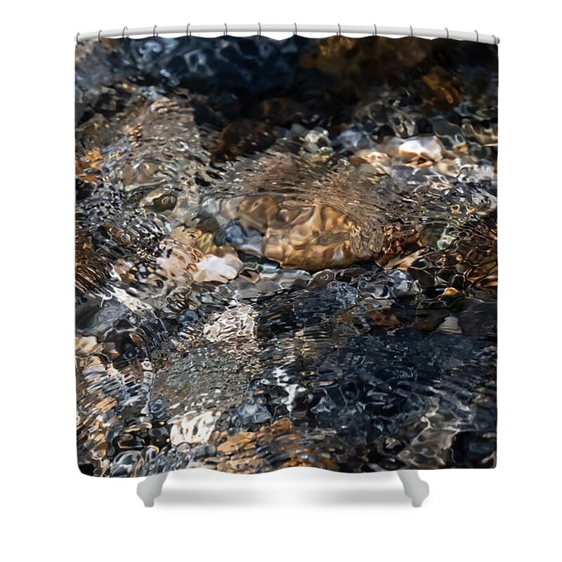 Water Shower Curtain featuring the photograph Water Texture Sampler by Linda Bonaccorsi