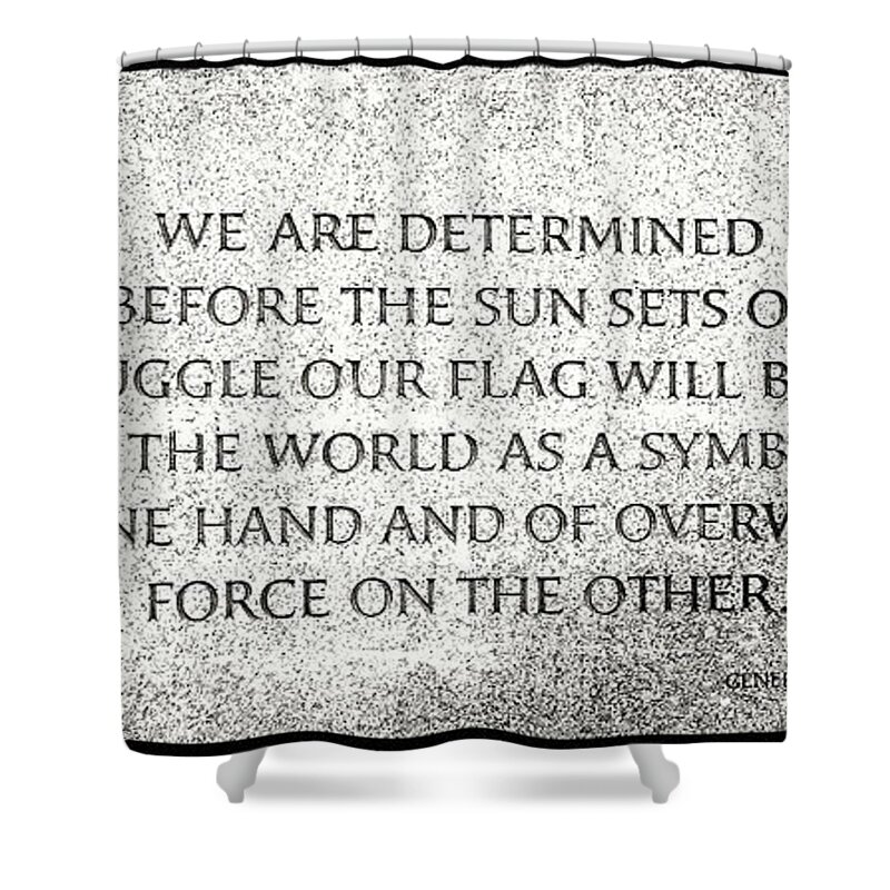 We Are Determined Shower Curtain featuring the photograph We Are Determined...... by Allen Beatty