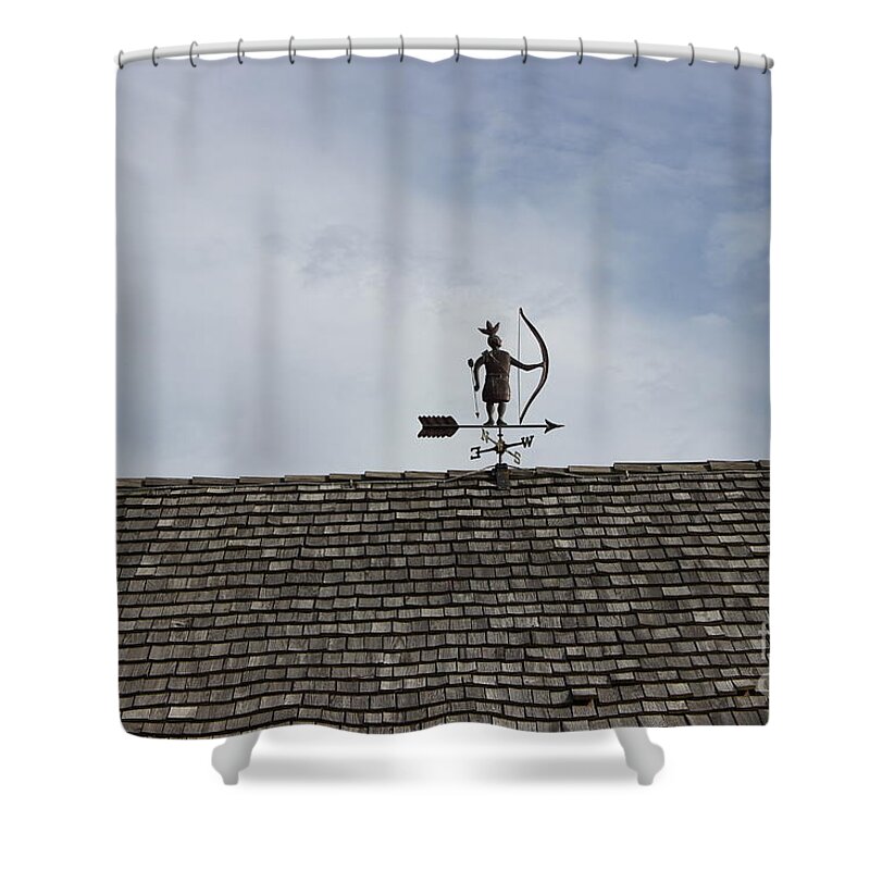  Shower Curtain featuring the photograph Weather vane by Annamaria Frost