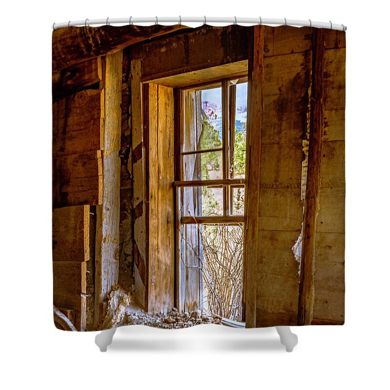 Flathead River Shower Curtain featuring the photograph What the Homesteader Saw by Bryan Spellman