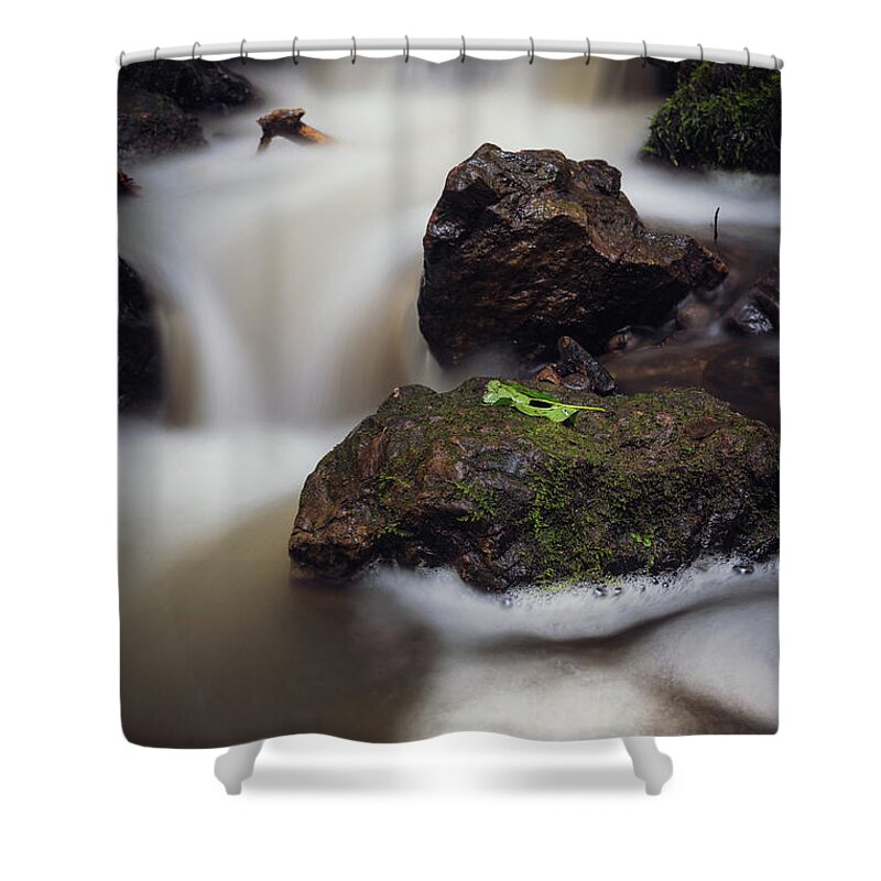 Cardiff Shower Curtain featuring the photograph When in foam by Gavin Lewis