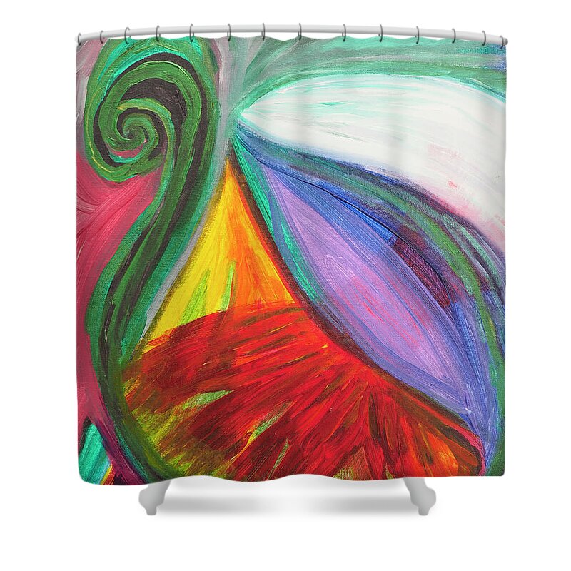 Clily Artist Space Shower Curtains