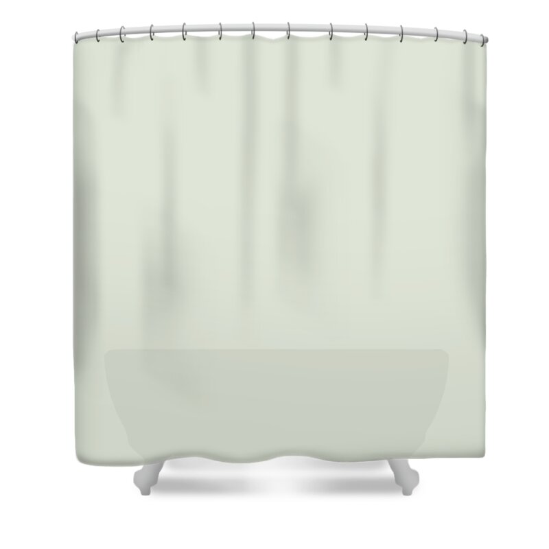 Whisper Green Shower Curtain featuring the digital art Whisper Green by TintoDesigns