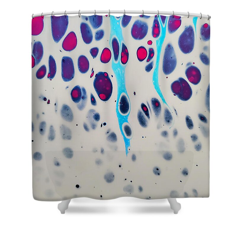 Acrylic Shower Curtain featuring the photograph White and Bright by Robin Dickinson