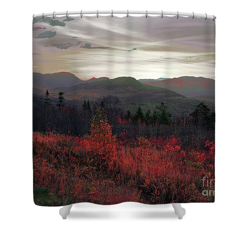  Shower Curtain featuring the photograph White Mountains #4 by Marcia Lee Jones