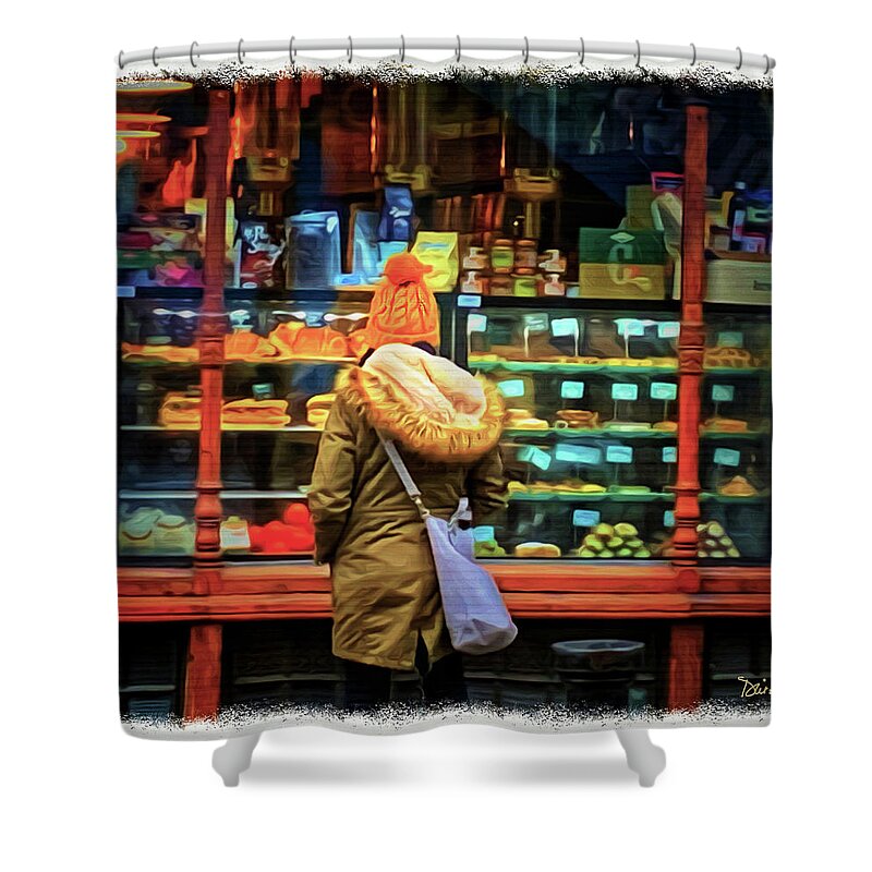 Bakery Shower Curtain featuring the photograph Who Can Resist? by Peggy Dietz