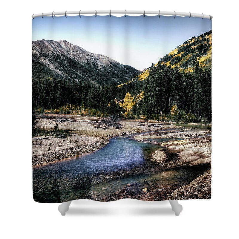Wilderness Shower Curtain featuring the photograph Wilderness Creek by Jim Hill