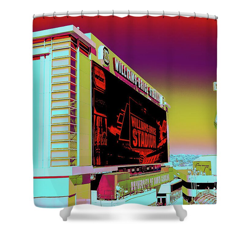 Usc Shower Curtain featuring the photograph Williams - Brice Stadium #24 by Charles Hite
