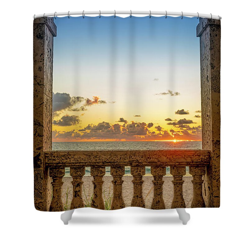 Florida Shower Curtain featuring the photograph Window To Paradise by Todd Reese