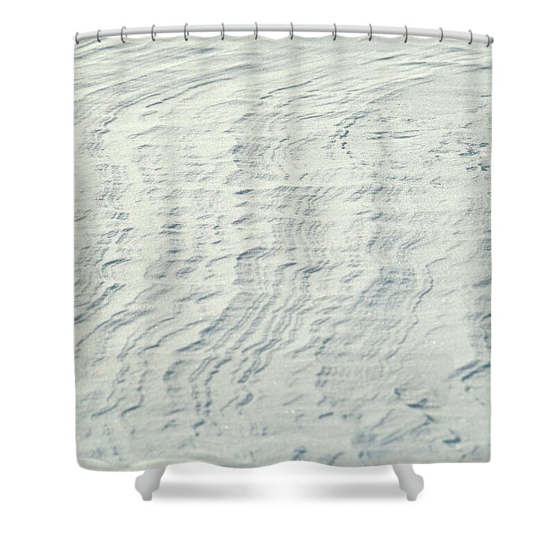 Winter Shower Curtain featuring the photograph Winter Abstract VII by Theresa Fairchild