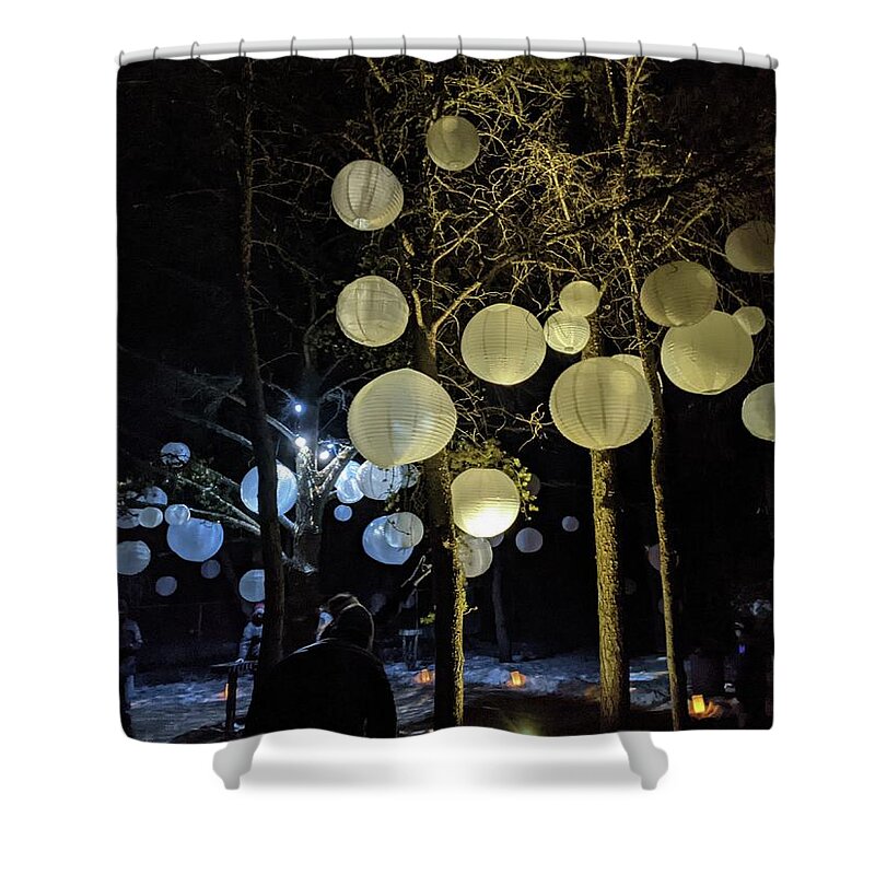 Botanical Garden Shower Curtain featuring the photograph Winter blooms by Lisa Mutch