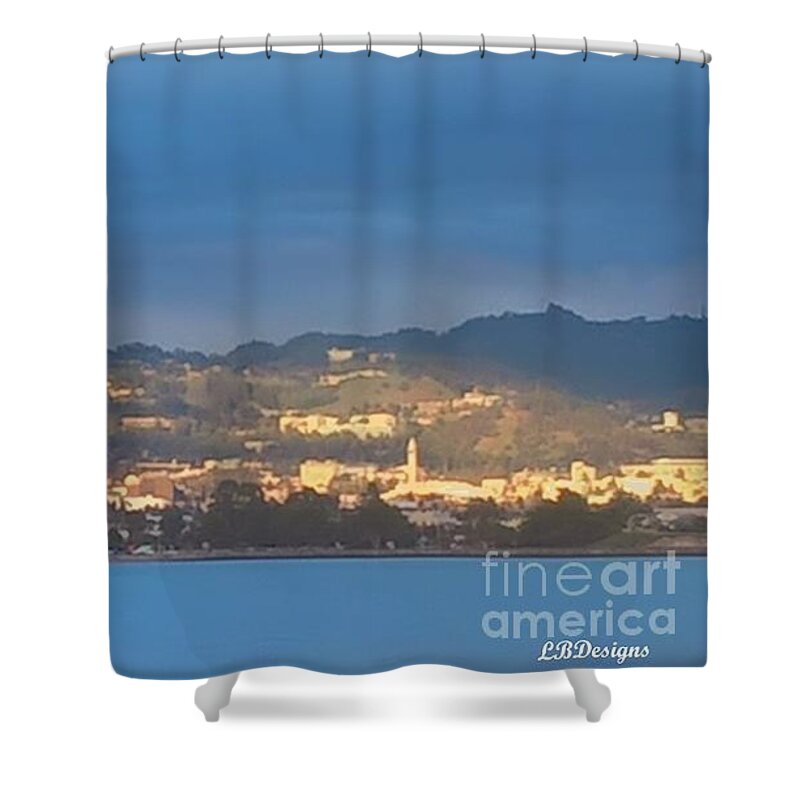  Timeless; Seasons; Spring; Summer; Autumn; Winter; Monumental; Aesthetic; Art; Nature; Photography; “signature Collection”; Lbdesigns; Color; “black And White” Shower Curtain featuring the photograph Winter Tour C03 by LBDesigns
